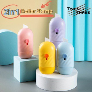 

Cantik Stamp Roller Stempel Resi Refill Penghapus Alamat Melindungi Identitas Trendi