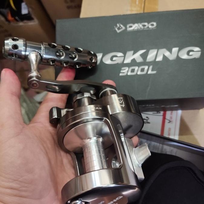 reel daido jig king 200 atau 300 left jigking overhead