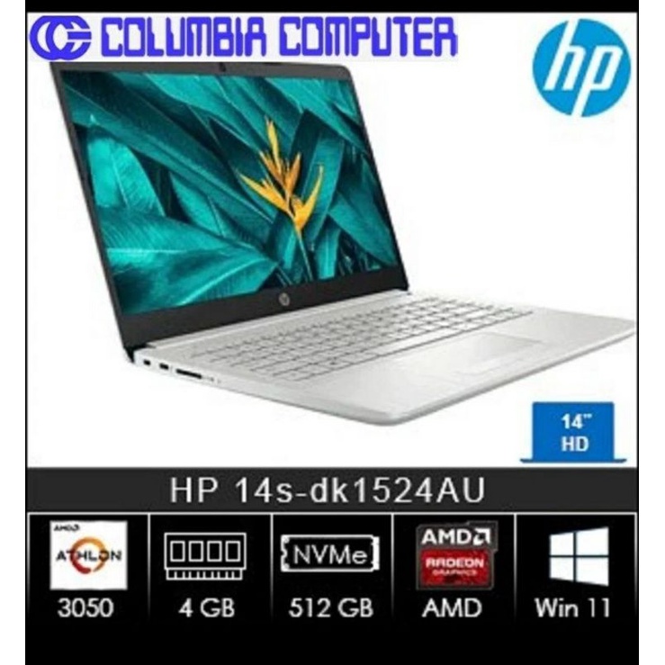 HP 14S-Dk1524AU  athlon 3050