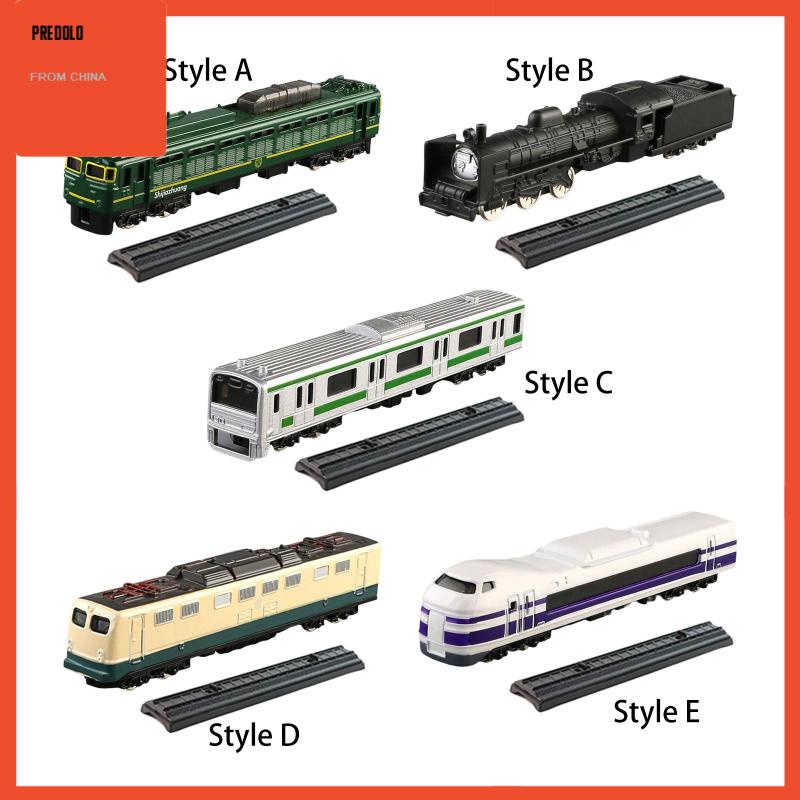 [Predolo] High Speed Train Toy Creative Play Diecast for Kids Children Birthday Gifts