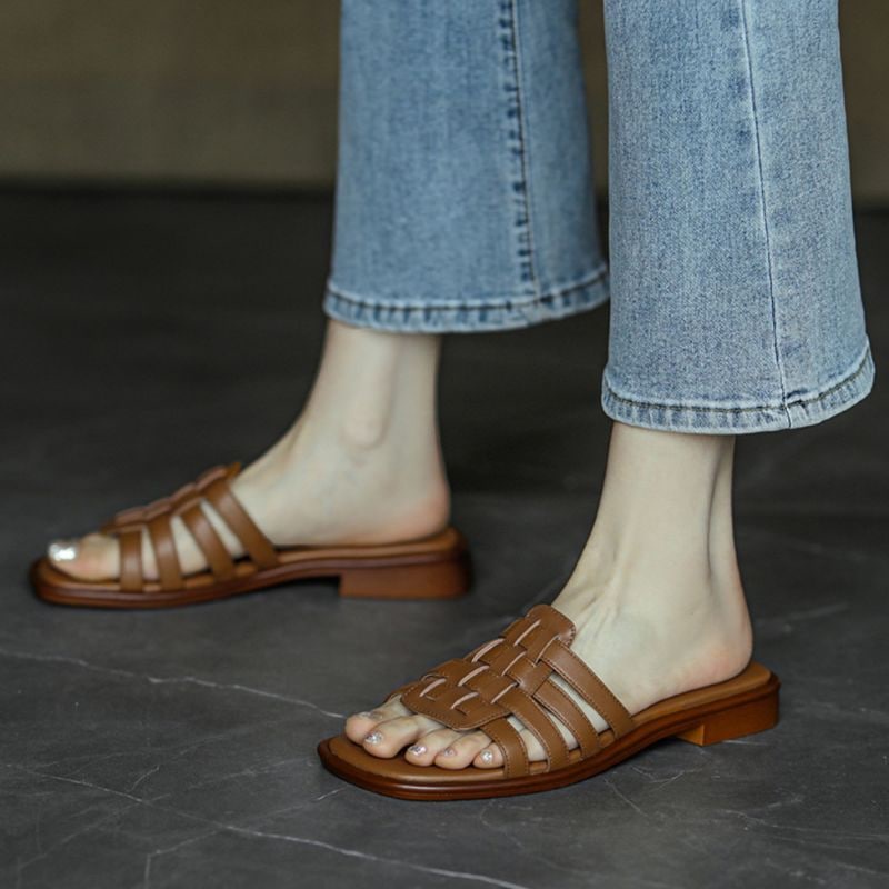 21093 Sandal Wanita Murah Sendal Teplek Import/LF
