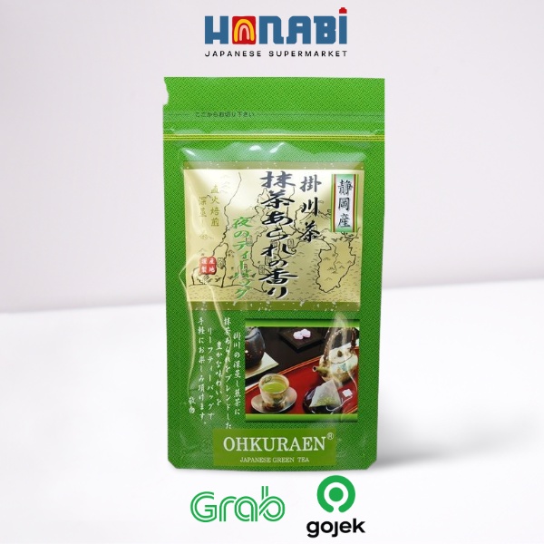 Ohkuraen Matcha Arare Genmaicha Evening Teabag 20 x 2.5gr - Teh Hijau Made In Japan