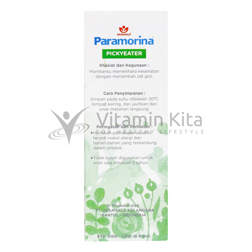 PARAMORINA PICKY EATER MADU ANAK TAMBAH NAFSU MAKAN - 100ML