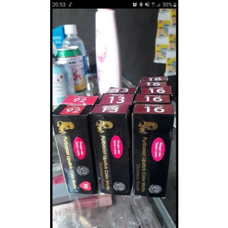 Lipstik Purbasari/Lipstik Waterproff Purbasari Metalik