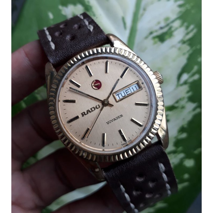 Jam Tangan Rado Voyager Automatic Original Rare Item 25 Jewels