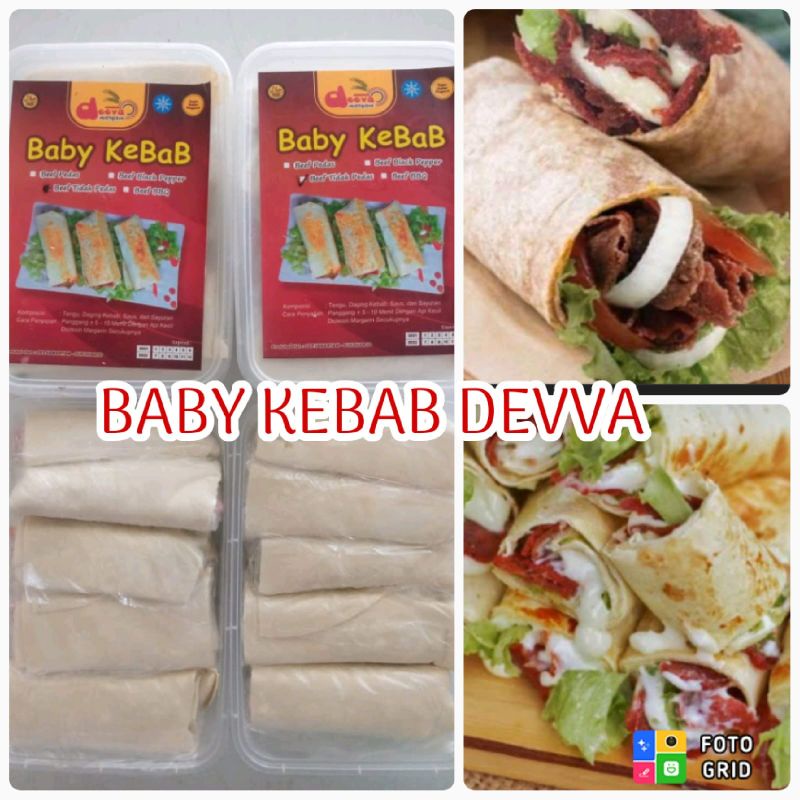 

kebab sayur full daging isi 10 pcs kebab frozen premium