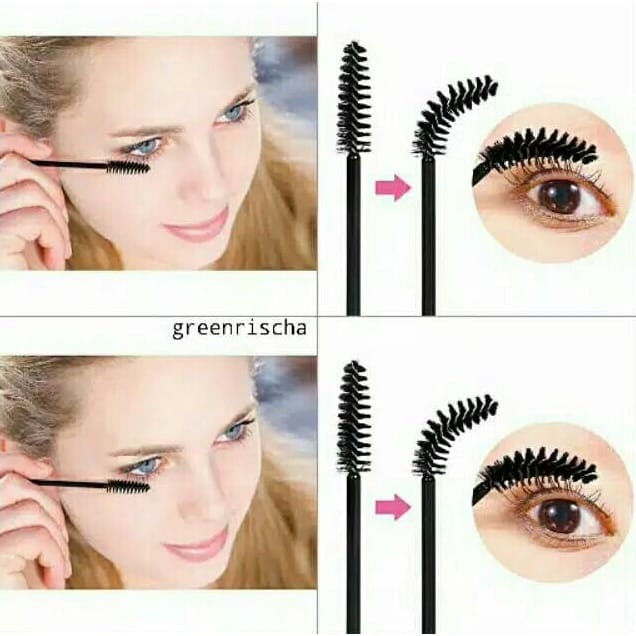 TERMURAH DI SHOPEE - Sikat Maskara / Sisir Bulu Mata Brush Kuas Eyelash Extention Bulu Mata Alis Eyebrow Make Up