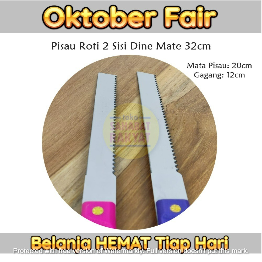 DPRL065 Pisau Roti Dine Mate 32cm