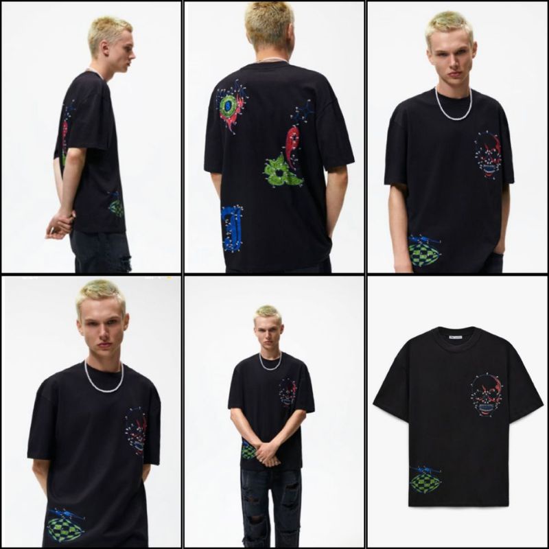 Zara Man kaos boy&amp; P&amp;B NARUTO Tshirt