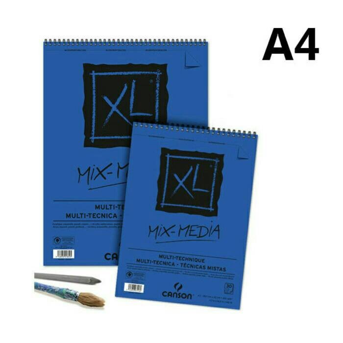 

Jual Canson Xl Mixmedia Drawing Pad A4 Ring Limited