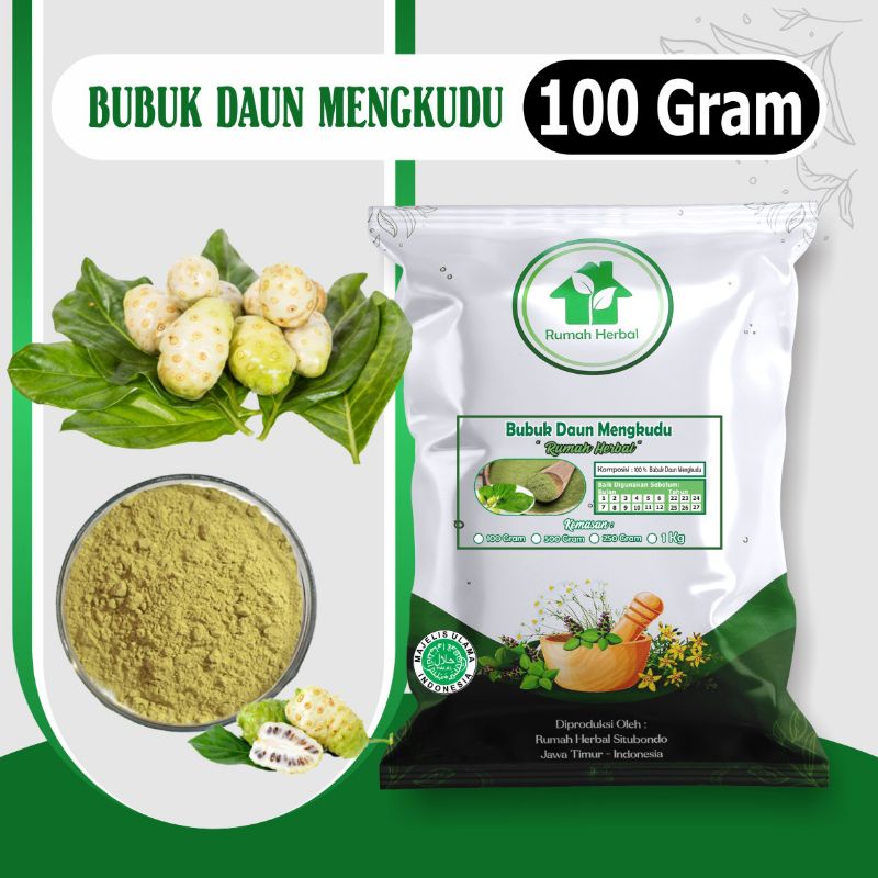 

Bubuk daun mengkudu murni kemasan 100gr
