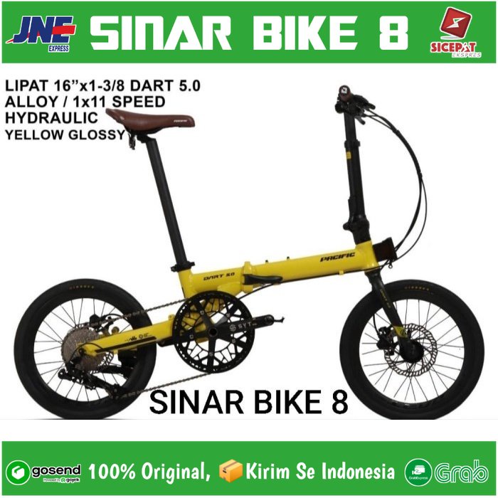 SEPEDA LIPAT PACIFIC BIKE DART 5.0 Ukuran 16 Inch