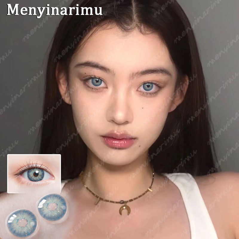 (COD)Menyinarimu PATTAYA Softlens Minus(-1~-6) Softlens Gray Lensa Mata Penuh Gaya Dan Cantik Softlens Brown Warna Lensa Kontak Soflen 2022 DIA 14.2MM New Dubai Import Premium Exoticon Softlen