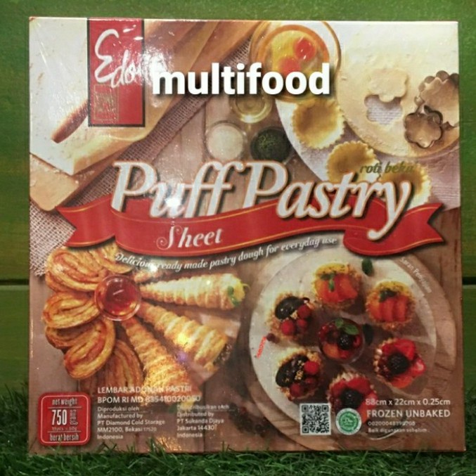 

ORIGINAL MURAH Puff pastry sheet edo murah / kulit pastry Halal / kulit zuppa - edo