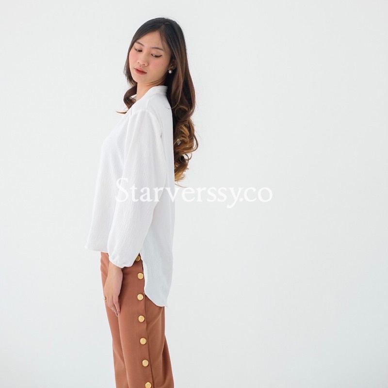 Baju Atasan Basic Wanita V-Neck by Starverssy.co