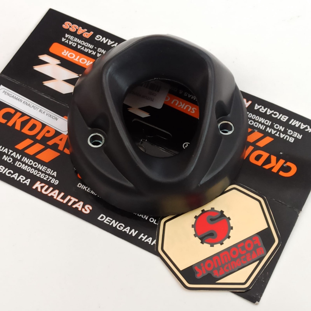 Cover Ujung Knalpot / Tutup Corong Knalpot Yamaha Vixion Old / New Hitam