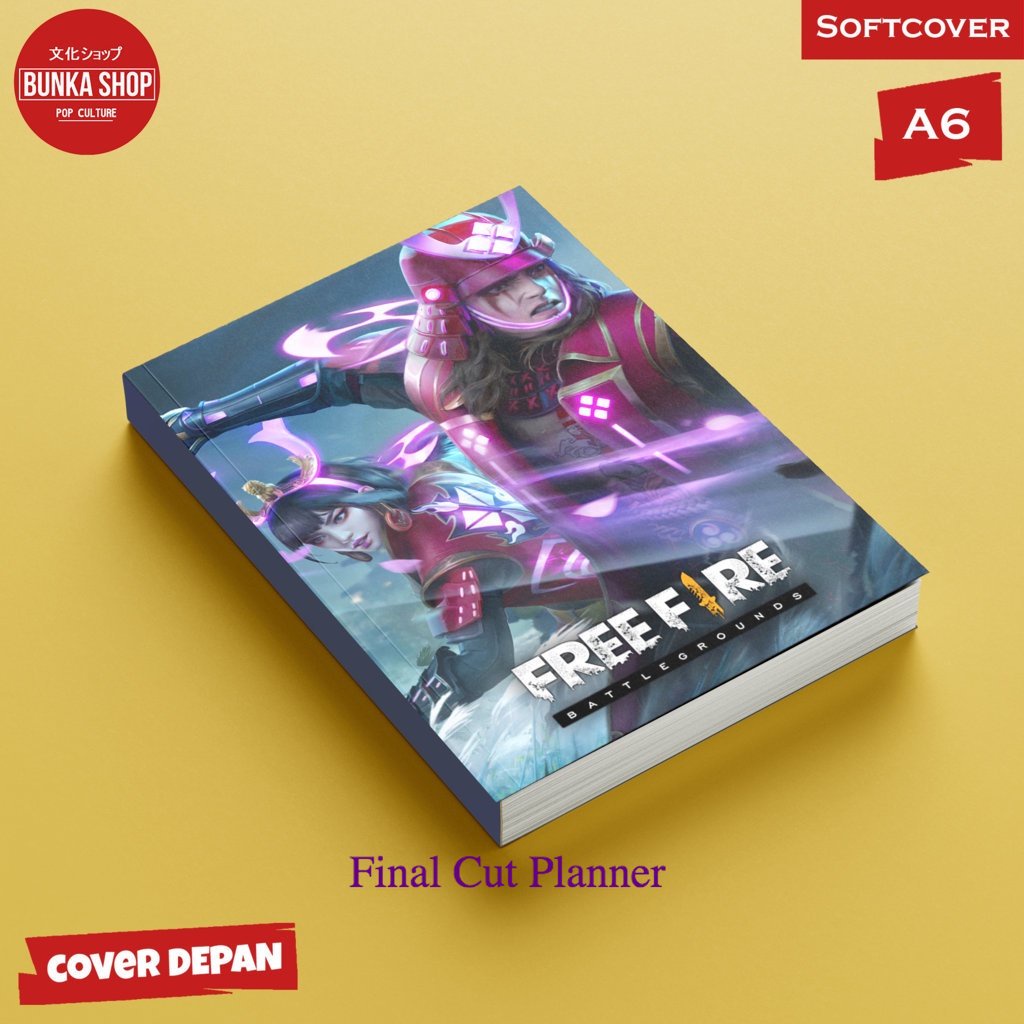 

Pocket Note Free Fire Samurai Effect Softcover A6 Buku Tulis Catatan Notes Agenda Planner Jurnal .