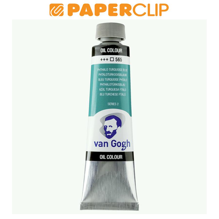 

OIL COLOR VAN GOGH 02055653 GOC 40ML S2 PHTHALO TURQUOISE BLUE