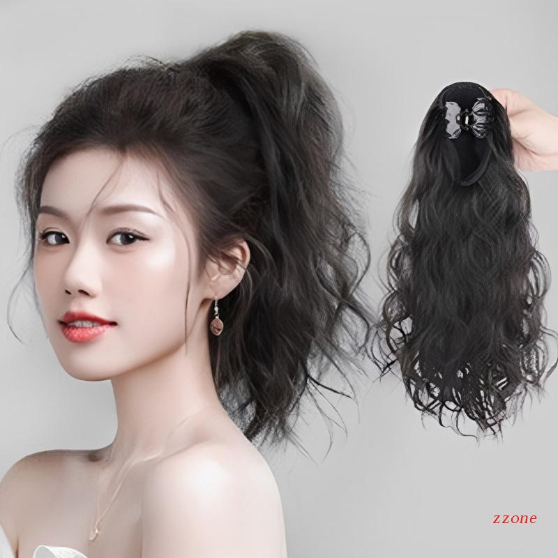 Rambut Palsu Ponytail Model Keriting Untuk Cosplay