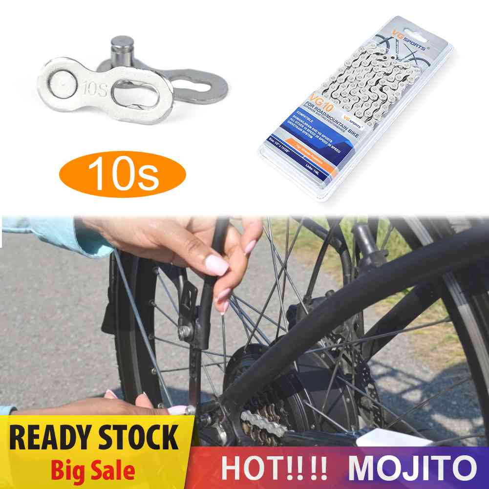 Vg Rantai Sepeda MTB 116 Sambungan 8 / 9 / 10 / 11 Speed Bahan Baja