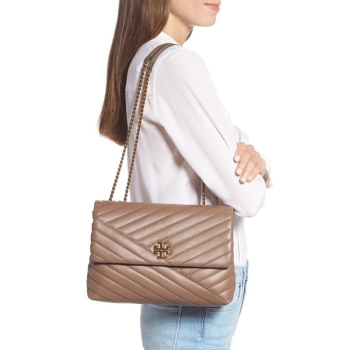 Tas Tory Burrchh Kira Chevron Shoulder Bag