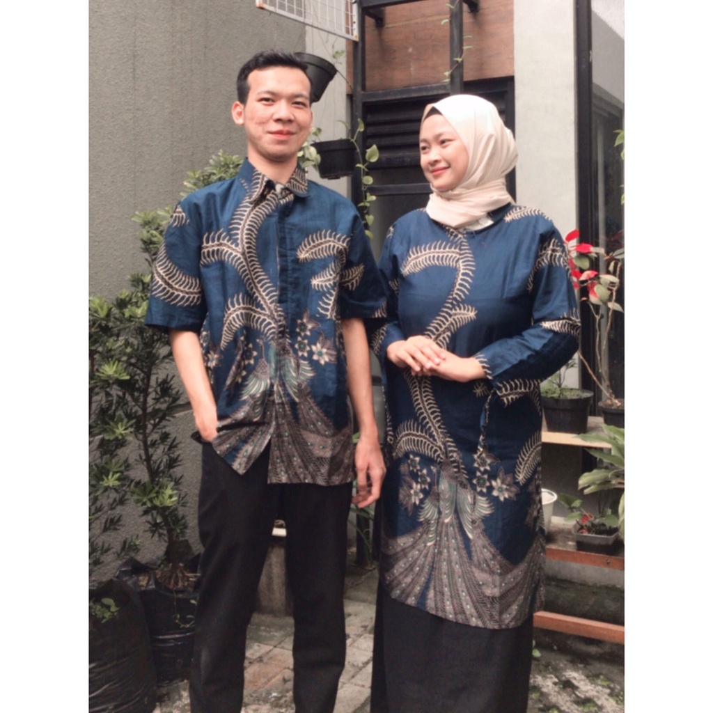 BATIK COUPLE KEMEJA DAN TUNIK  TERMURAH