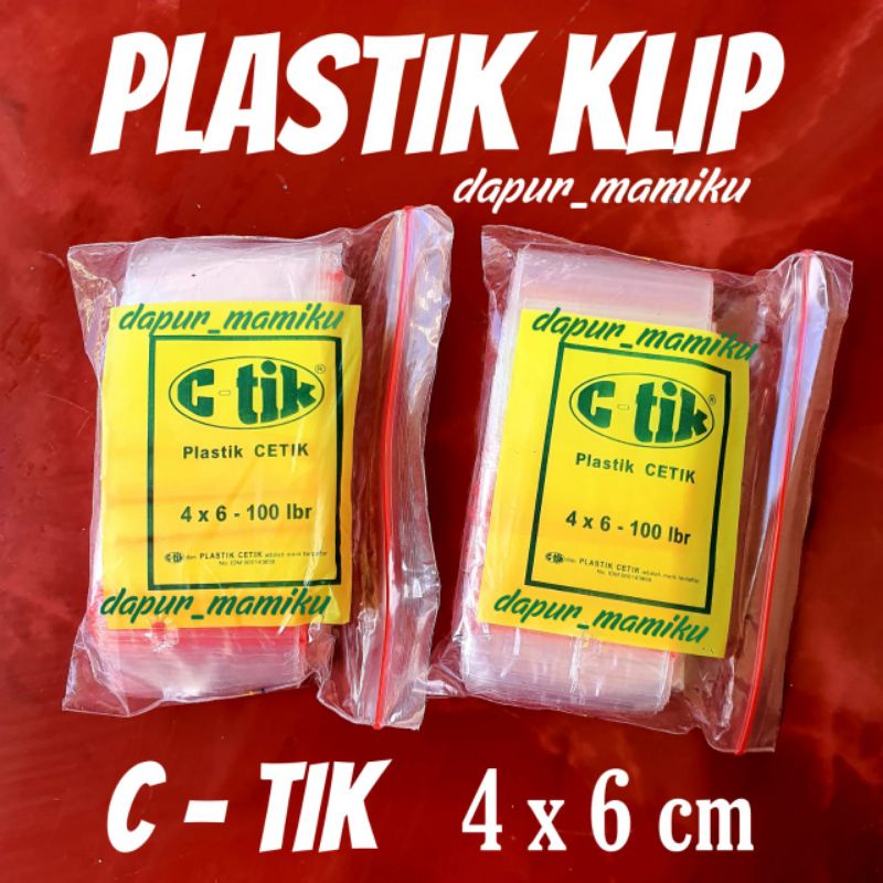 Jual Dapurmamiku Plastik Klip X Cetik X Plastik C Tik Plastik Klip Obat Shopee Indonesia