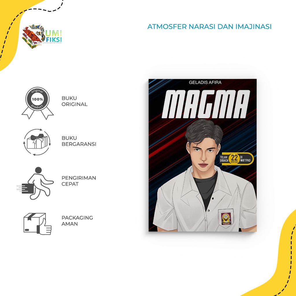 ABmart Buku Novel Magma - Snowball Publishing - Gladis Afira - Bumi Fiksi