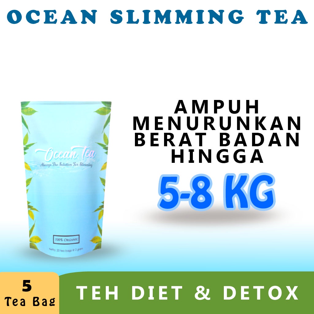 Sliming Tea Penurun Berat Badan Teh Diet Detox Teatox Pelangsing Peluntur Lemak Herbal Alami Obat Jamu Diet Detox Pelangsing Badan