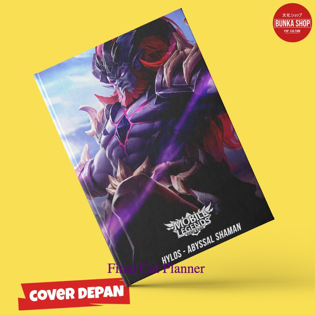 

Note Book Game Mobile Legends Hylos Shaman Hardcover A5 Buku Tulis Catatan Murah .