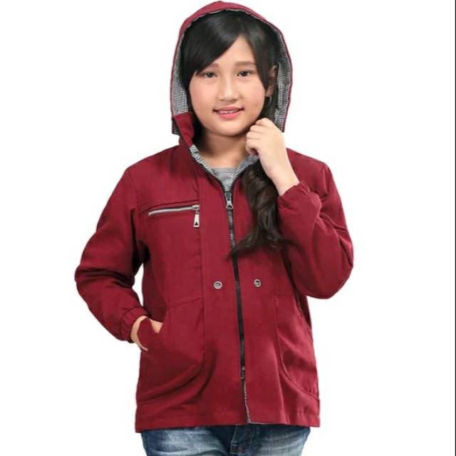 Jaket Parka anak keren bisa cewe cowo usia 6-13 Tahun - Jaket Parka