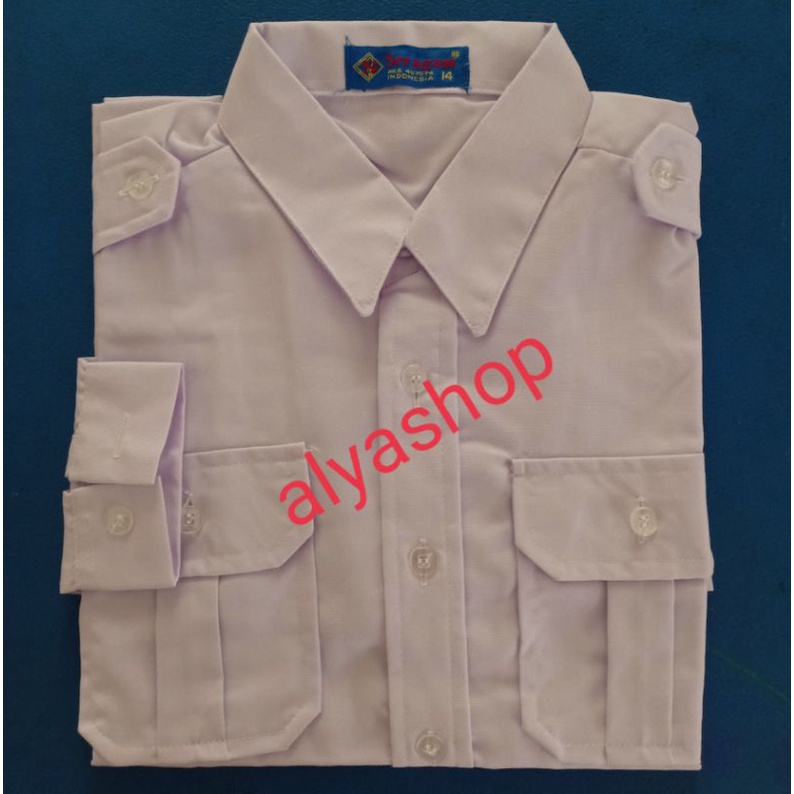 Baju PDH l Baju PASKIBRA l Baju PMR - Lengan Panjang, Bahan OXFORD Merk SERAGAM / LESTARI