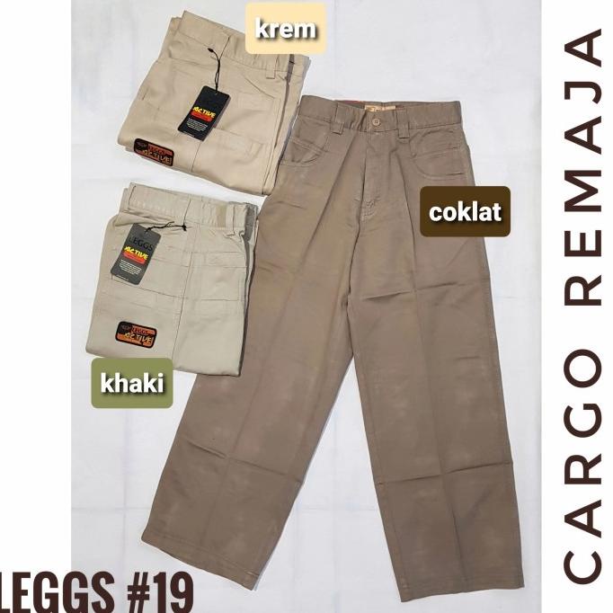 HARGA TERBAIK celana cargo LGS Leggs ori anak remaja panjang