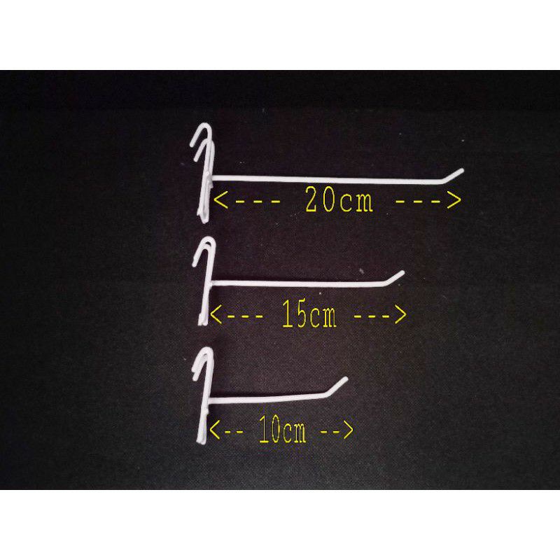 Single Ram Cantolan Ram 10cm, 15cm, 20cm Putih Gantungan Aksesoris Cantolan Aksesoris Display Aksesoris