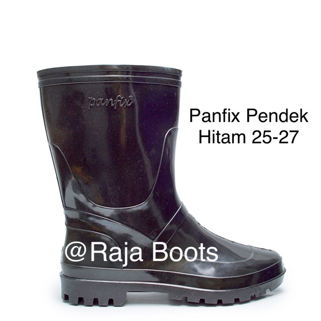 Sepatu Boot Pendek Termurah Panfix Boots Hitam