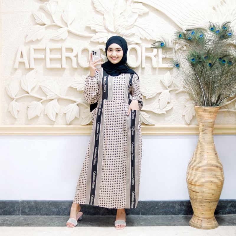 Gamis Milea / Dress Syari/ LD 120 cm / PB 130 cm / Gamis Rayon Premium / Dress Gamis Rayon Premium / Gamis Jumbo / Daster Gamis-MILEA(COKSUSTAR)