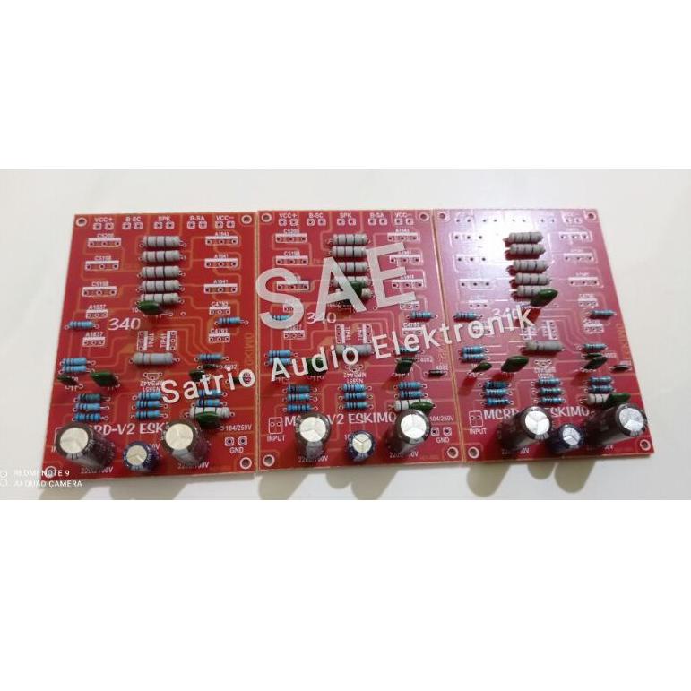 {SOE.18Oc22ι} PCB Driver mcrd by SAE plus komponen tanpa Transistor, bonus 100uf(50v/63v),2 biji elc