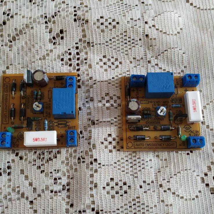 KODEFf4F9--Modul Kit Lampu LED Emergency Charger Aki Otomatis Automatic Cas Darurat 12V Volt 6V 12 6