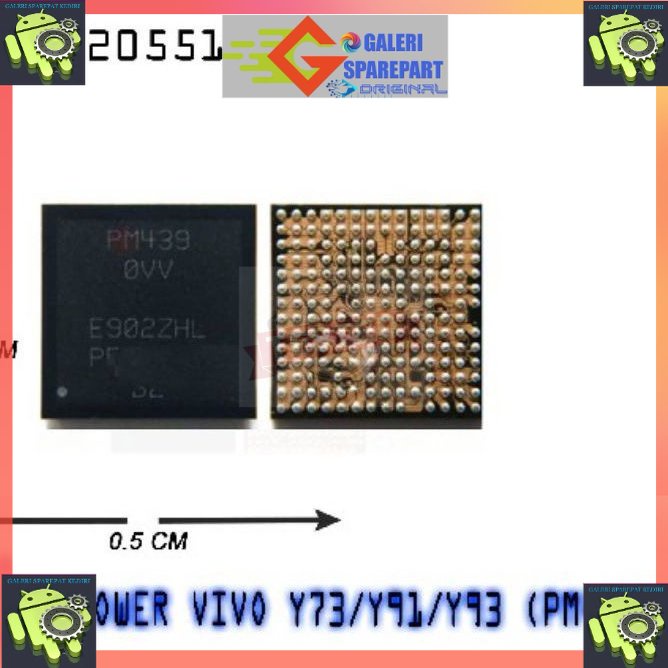 IC POWER PM439 OVV VIVO Y91 Y93 TESTED ORIGINAL PM 439 OVV READI STOK