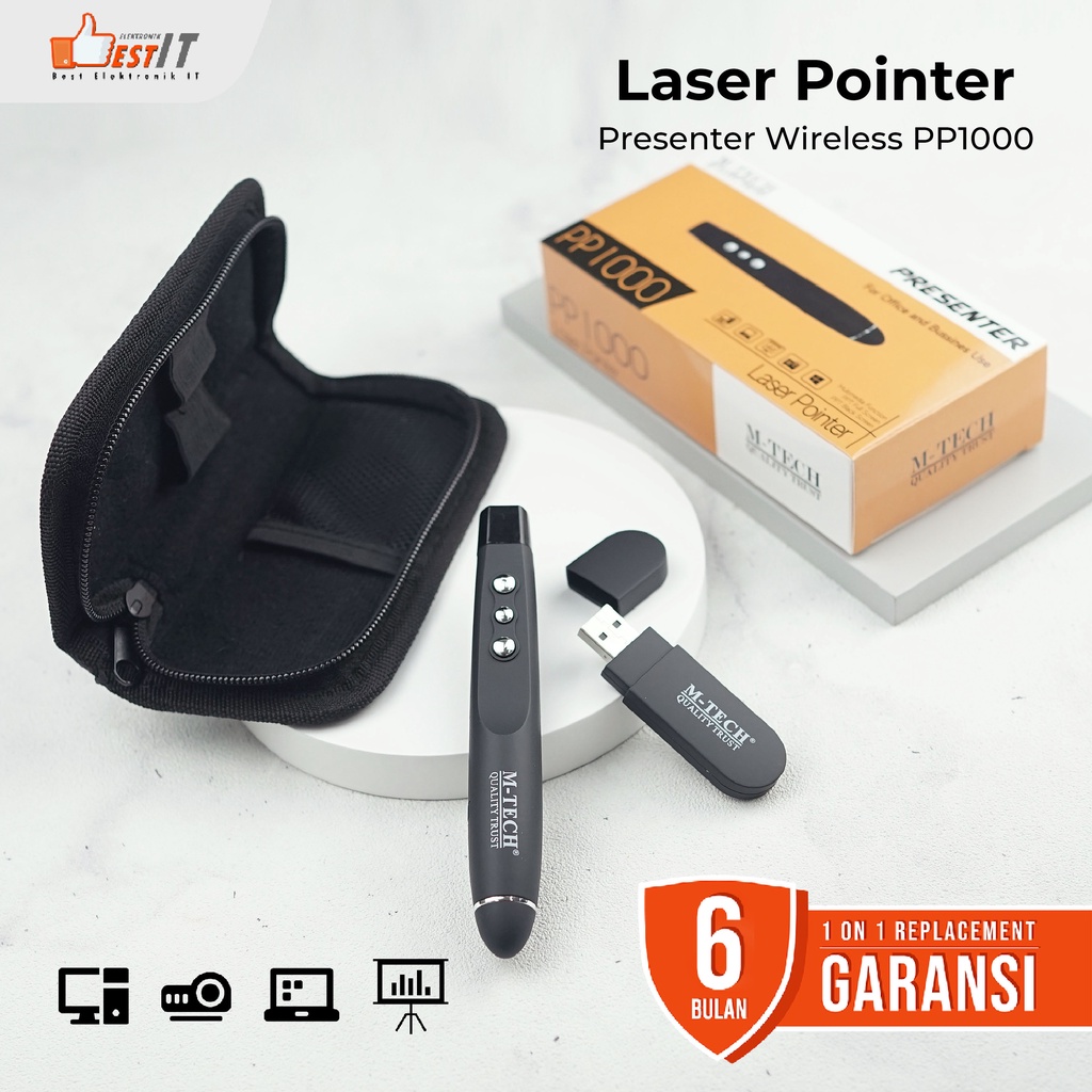 Laser Pointer Wireless  PP1000 Alat Presentasi Wireless