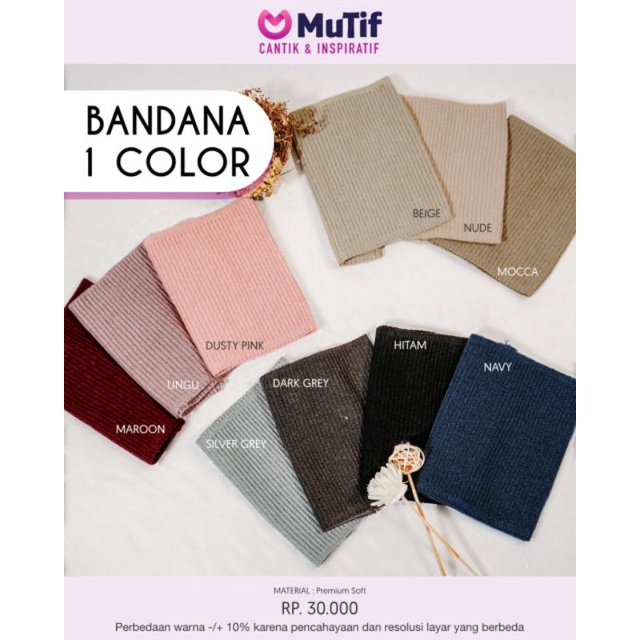 AKSESORIS BANDANA MUTIF