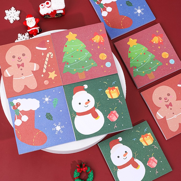 [ORGM] *Natal* ANEKA Alat Tulis Stationery Sticky Note ISOLASI Seri Natal Xmas Motif GINGER Santa Snowman