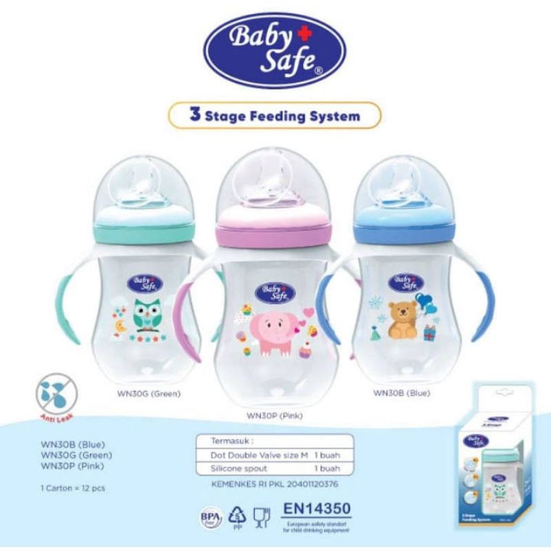 BabySafe 3 Stage Feeding Bottle