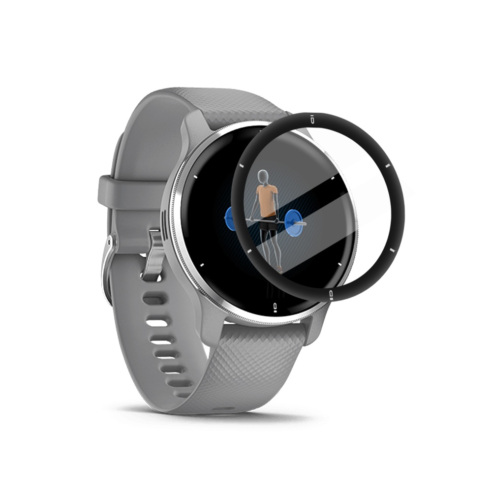 Film Pelindung Layar Smartwatch Garmin Venu 2 Plus Full Curved HD Flexible Anti Gores / Ledakan