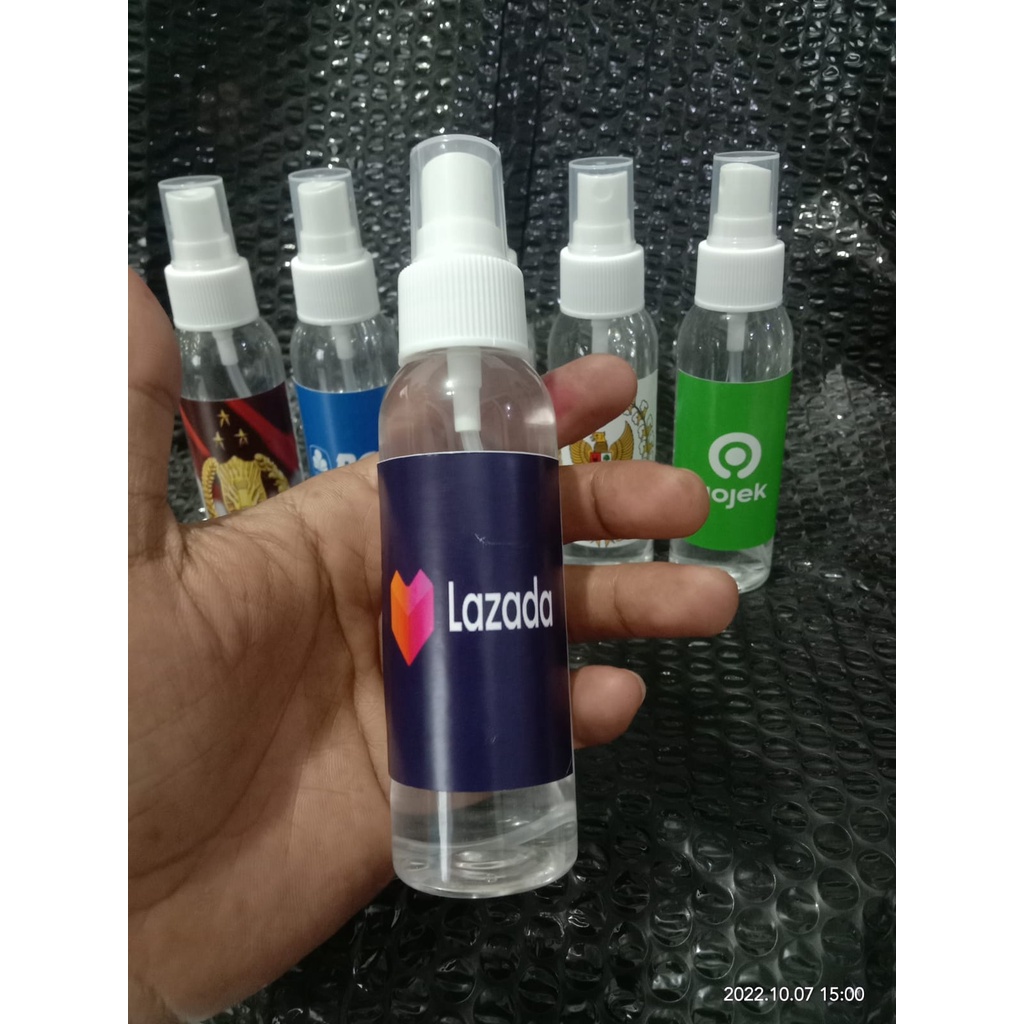 Ready souvenir handsanitizer spray 100ml label custom