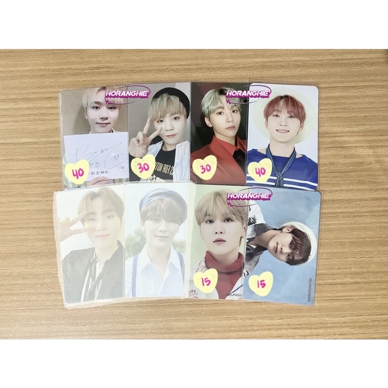 seventeen svt boo seungkwan pc photocard ymmday taiwan director’s cut beret fleece anorak jam 24h me