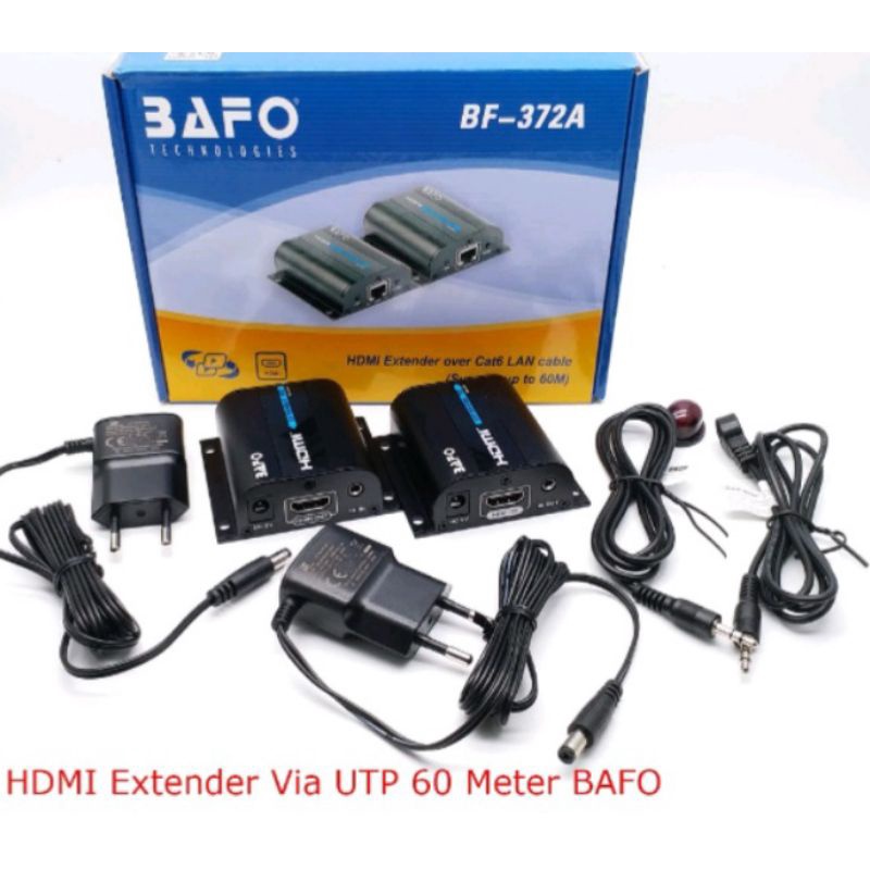 Bafo HDMI Extender over Cat6 LAN Cable 60M BF-372B