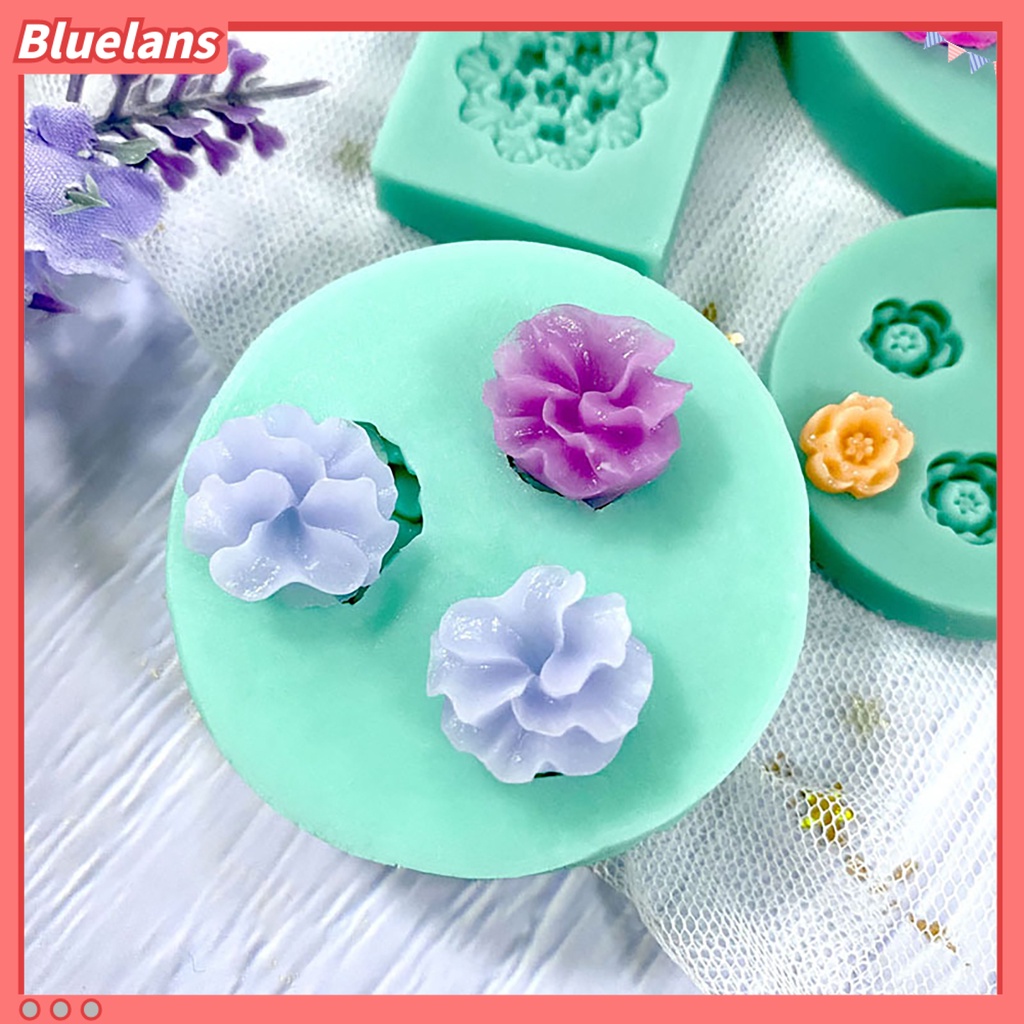 Bluelans Cetakan Kue Fondant 3D Bahan Silikon Food Grade Flexible Untuk Perlengkapan Dapur