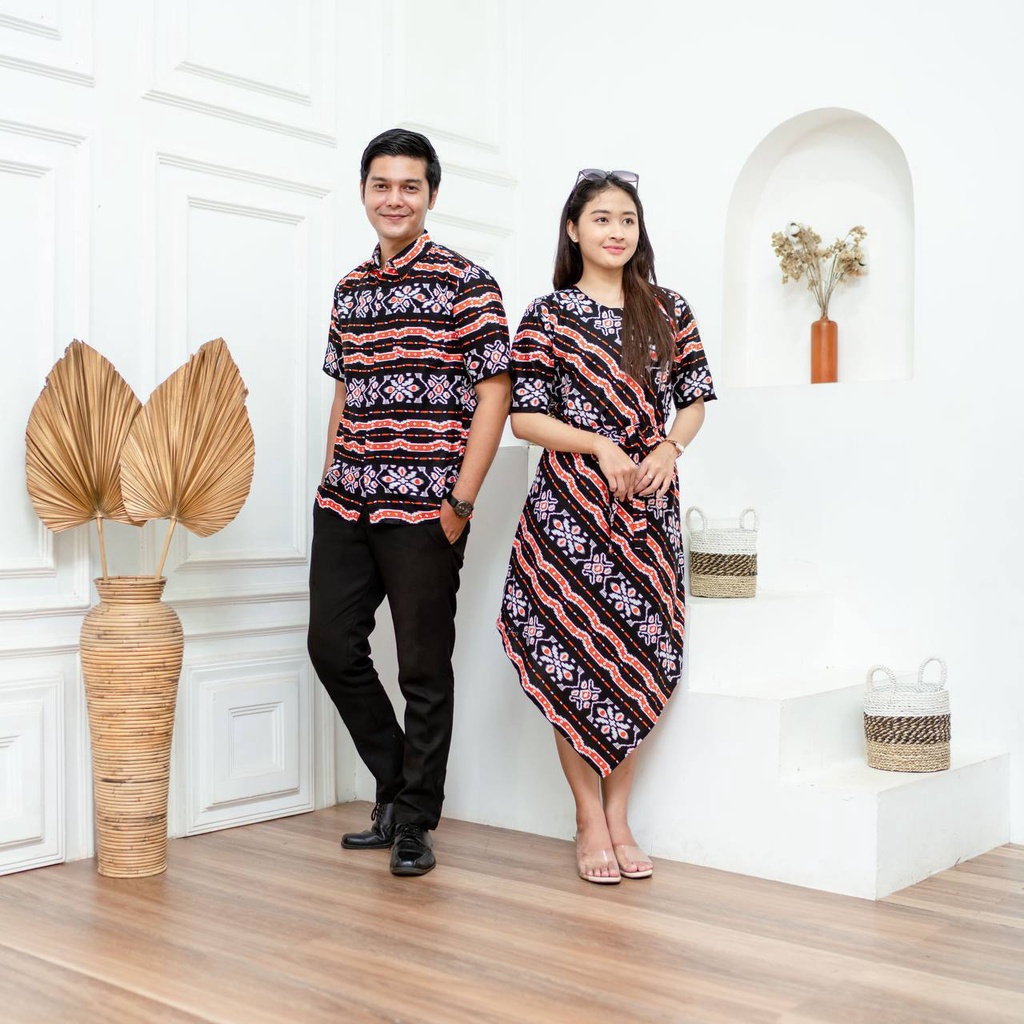 baju batik couple pasangan 2022 terbaru / Dress Couple Pasangan Terkini