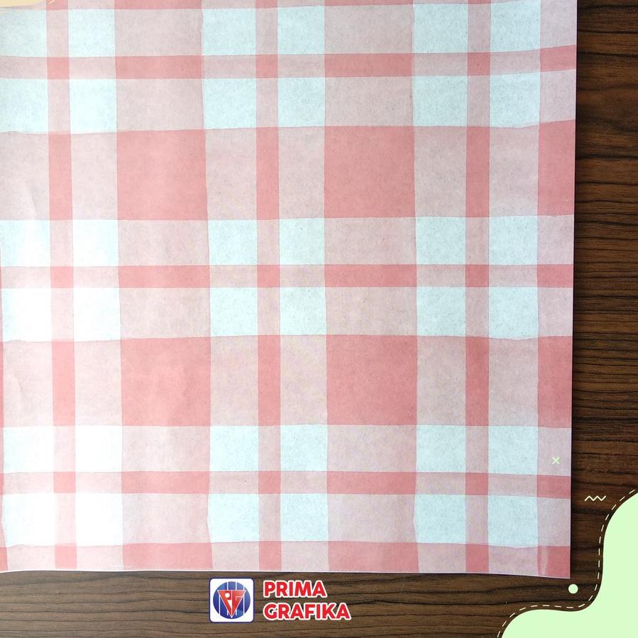 

Hot Sale - STOCK Kertas Roti Motif GINGHAM Foodgrade - Wrapping Paper Kertas Bungkus Gorilla Pack ス